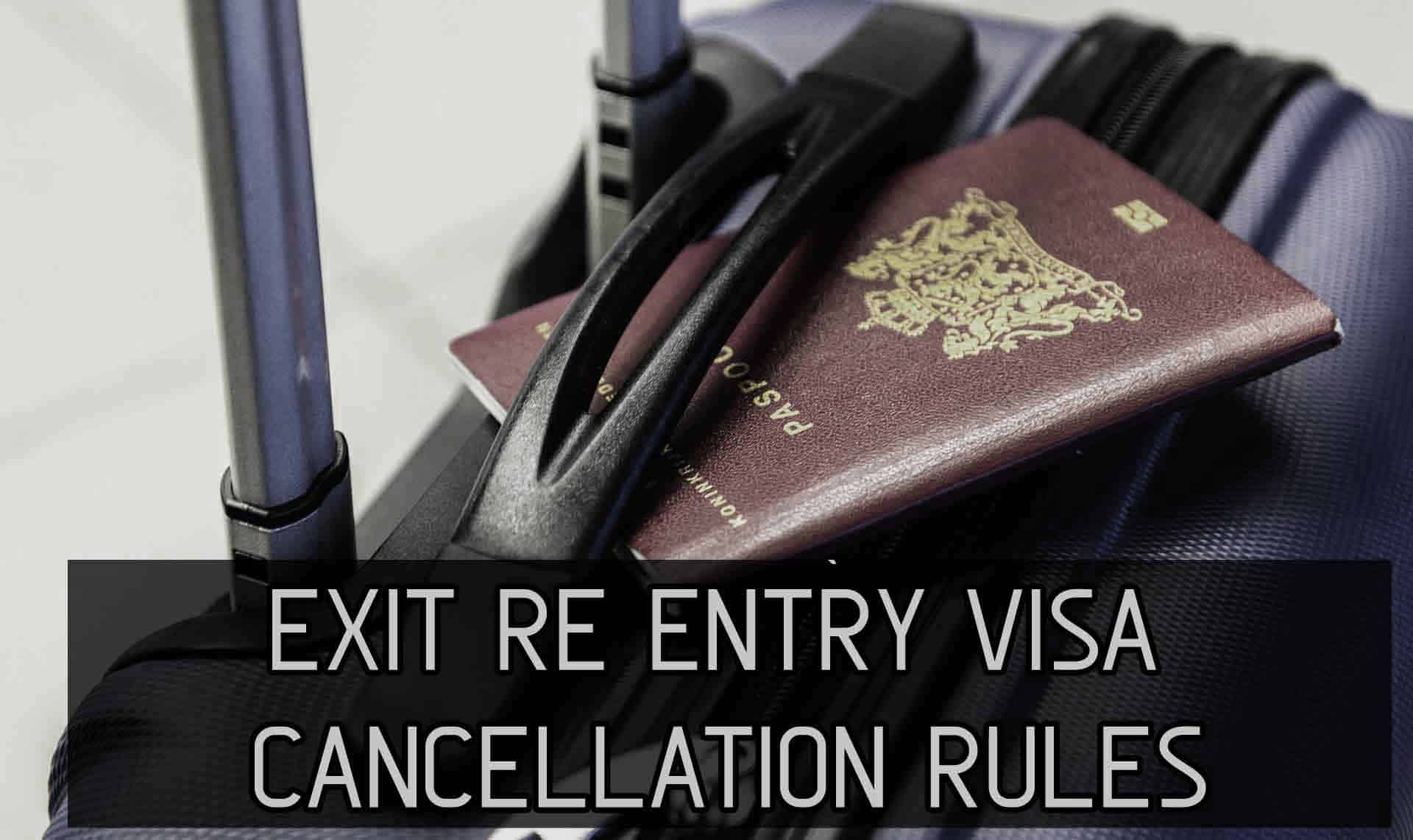 Exit Re Entry Visa Issuance And Cancellation Rules In Saudi - Expat Bio