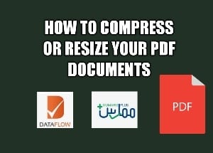 How to compress or resize your pdf documents for uploading in mumaris plus