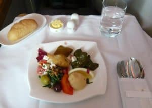 Emirates a380 business class review: luxury,seat map,meals,bar & more