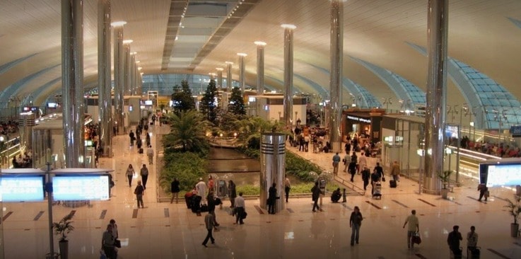 Dubai international airport inside